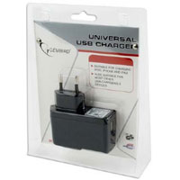 Gembird MP3A-UC-AC5 univezálna sieťová USB nabíjačka 5V/2A