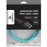 Gembird Multimode Duplex OM4 50/125 Fiber Optic Cable LC/LC 7,5m