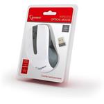 Gembird MUSW-101-G, myš, biela