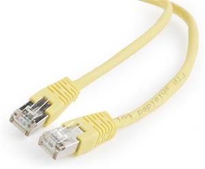 Gembird patch kábel RJ45, cat. 5e, FTP, 0,5m, žltý
