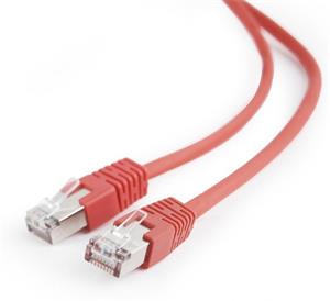 Gembird patch kábel RJ45, cat. 5e, FTP, 1,0m, červený