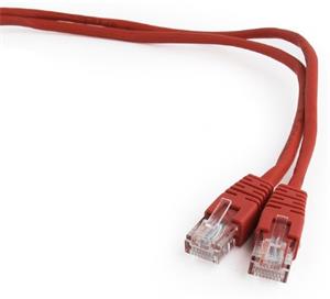 Gembird patch kábel RJ45, cat. 5e, UTP, 0,25m, červený