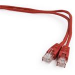 Gembird patch kábel RJ45, cat. 5e, UTP, 0,5m, červený