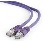 Gembird patch kábel RJ45, cat. 6a, FTP, 0,25m, fialový