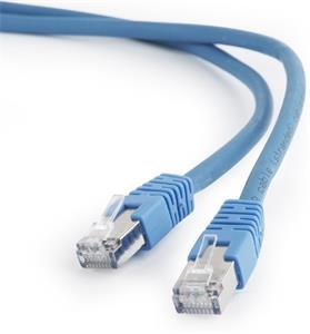 Gembird patch kábel RJ45, cat. 6a, FTP, 0,25m, modrý