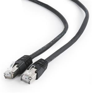Gembird patch kábel RJ45, cat. 6a, FTP, 0,5m, čierny