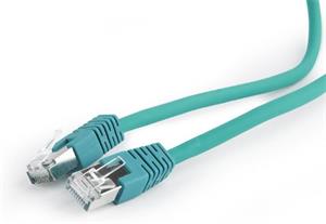 Gembird patch kábel RJ45, cat. 6a, FTP, 1,0m, zelený