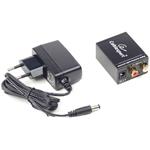 Gembird prevodník z digitálneho signálu SPDIF a optického Toslink na 2x CINCH, (rozbalené)