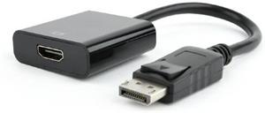Gembird redukcia DisplayPort na HDMI M/F, káblová 0,10m čierna