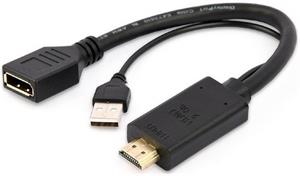 Gembird redukcia HDMI na DisplayPort M/F, 4K