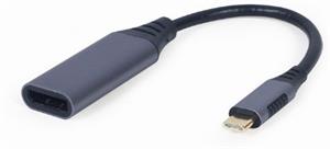 Gembird redukcia USB-C na DisplayPort M/F, káblová 0,15m