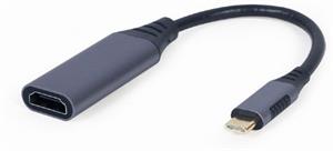 Gembird redukcia USB-C na HDMI M/F, káblová 0,15m