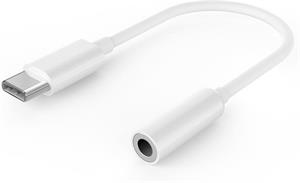 Gembird redukcia USB-C na jack 3,5 M/F, káblová, 0,10m, biela