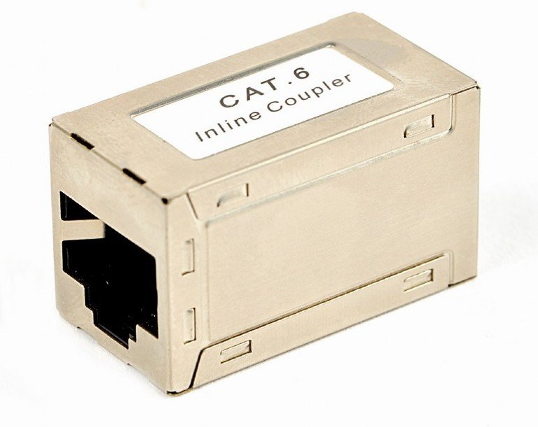 Gembird spojka 2 x RJ45 FTP Cat6, strieborna