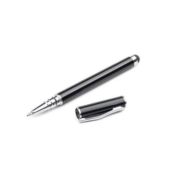 Gembird stylus 2v1, stylus a kuličkové pero, čierna