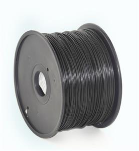 Gembird tlačová struna (filament), ABS, 1,75mm, čierna