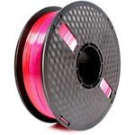 Gembird tlačová struna (filament), PLA Silk Rainbow, 1.75 mm, 1 kg, červená/fialová