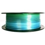 Gembird tlačová struna (filament), PLA Silk Rainbow, 1.75 mm, 1 kg, modro-zelená
