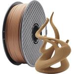 Gembird tlačová struna (filament), PLA wood natural, 1.75 mm, 1 kg