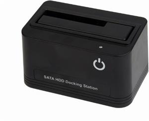 Gembird USB dokovacia stanica pre  2.5" a 3.5" SATA disk, čierna