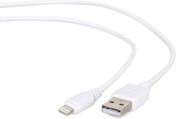 Gembird USB2.0A-Lightning kábel M/M, 0.5m, biela