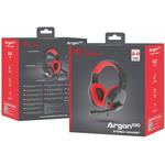 Genesis Argon 100, herné stereo slúchadlá, čierno-červené, 1x jack 4-pin