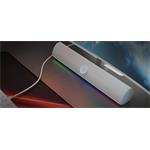Genesis Helium 312BT, herný soundbar, stereo, 10W, biely