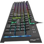 Genesis herná klávesnica THOR 150/RGB/Drôtová USB/US layout/Čierna