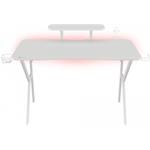 Genesis Holm 320, herný stôl, RGB podsvietenie, biely