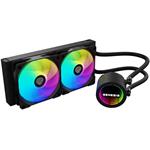 Genesis Hydria 240, vodné chladenie, ARGB, čierne