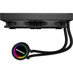 Genesis Hydria 240, vodné chladenie, čierne