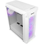 Genesis IRID 505 ARGB White MIDI Tower (USB 3.0), 4x 120mm ventilátory