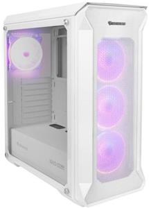 Genesis IRID 505 ARGB White MIDI Tower (USB 3.0), 4x 120mm ventilátory