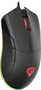 Genesis Krypton 290 herná optická myš, 6400DPI, RGB, Software, čierna