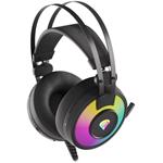 Genesis NEON 600, herné stereo slúchadlá, čierne