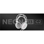 Genesis Neon 613 G2, herné slúchadlá s mikrofónom, biele