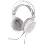 Genesis Neon 613 G2, herné slúchadlá s mikrofónom, biele