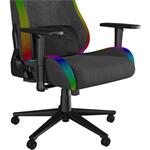 Genesis Nitro 660 Trit, herné kreslo, RGB, sivé