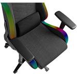 Genesis Nitro 660 Trit, herné kreslo, RGB, sivé