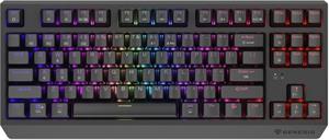 Genesis Thor 230 TKL RGB bezdrôtová herná klávesnica,  Outemu Red, USB + Bluetooth, US layout, čierna