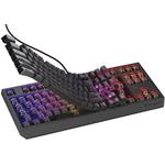 Genesis Thor 230 TKL RGB herná klávesnica, Outemu Brown, USB, US layout, čierna