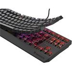 Genesis Thor 230 TKL RGB herná klávesnica, Outemu Brown, USB, US layout, čierna