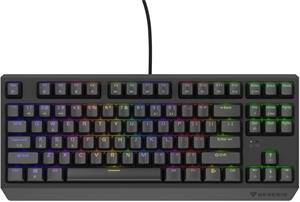 Genesis Thor 230 TKL RGB herná klávesnica, Outemu Brown, USB, US layout, čierna