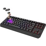 Genesis Thor 230 TKL RGB herná klávesnica, Outemu Panda, USB + Bluetooth, US layout, čierna