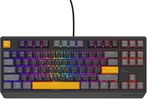 Genesis Thor 230 TKL RGB herná klávesnica, Outemu Red, USB, US layout, Anchor Gray Positive