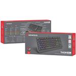 Genesis Thor 230 TKL RGB herná klávesnica, Outemu Red, USB, US layout, čierna