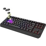 Genesis Thor 230 TKL RGB herná klávesnica, Outemu Silent Lemon, USB + Bluetooth, US layout, čierna