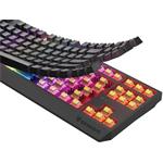 Genesis Thor 230 TKL RGB herná klávesnica, Outemu Silent Lemon, USB + Bluetooth, US layout, čierna