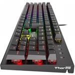 Genesis Thor 300 mechanická klávesnica RGB , US , Outemu Brown