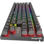 Genesis THOR 300 TKL RGB, CZ/SK mechanická klávesnica, RGB podsvietená, software, Outemu Red